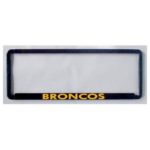 Novelty Number Plate Frame - Broncos