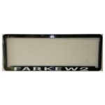 Novelty Number Plate Frame - Farkew2