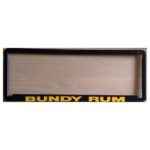 Novelty Number Plate Frame - Bundy Rum