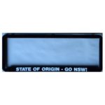 Novelty Number Plate Frame - Blues - STATE OF ORIGIN - GO NSW