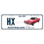 Novelty Number Plate (Flat) - Hx Ute 202