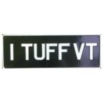 Novelty Number Plate - I Tuff VT