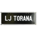 Novelty Number Plate - LJ Torana