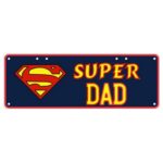 Novelty Number Plate - Super Dad S Logo