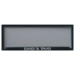 Novelty Number Plate Frame - Dads Taxi