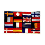 16 Nations Flag 5' x 3'