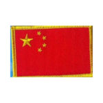China Flag Embroidered Patch