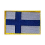 Finland Flag Embroidered Patch
