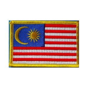 Malaysia Flag Embroidered Patch