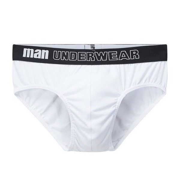 Man Underwear Mens Briefs White