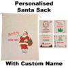 Personalised Santa Sack With Custom Name 53cm x 73cm
